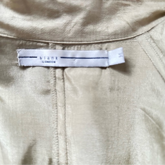 Chic Gold/Olive Textured Button-Up Coat size M - Picture 5 of 10